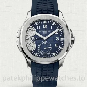 Patek Philippe Aquanaut 5650G-001 Replica — 40.8mm, Blue Embossed Dial-11