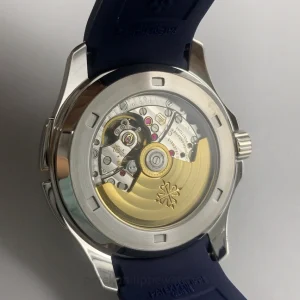 Patek Philippe Aquanaut 5650G-001 Replica — 40.8mm, Blue Embossed Dial-9