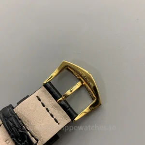 Patek-Philippe-Calatrava-5227J-001-Super-Clone-39mm-Automatic-Mens-Dress-Watch-with-Ivory-Dial-Gold-Plated-Case-Buckle-Detail-2