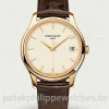 Patek-Philippe-Calatrava-5227J-001-Super-Clone-39mm-Mens-Automatic-Dress-Watch-with-Ivory-White-Dial-Gold-Finish-Case-Brown-Leather-Strap-Main-Image