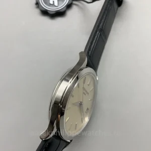 Patek-Philippe-Calatrava-5296G-010-Replica-38mm-Mens-Luxury-Automatic-Watch-with-Ivory-White-Dial-Black-Leather-Strap-Left-Side