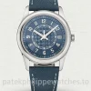 Patek-Philippe-Calatrava-6007A-001-Replica-40mm-Mens-Luxury-Automatic-Watch-with-Grey-Blue-Dial-Carbon-Fiber-Style-Pattern-Main-Image