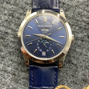 Patek Philippe Complications 5396G-017 Super Clone 904 Steel Blue Gradient Diamond Dial Front view2