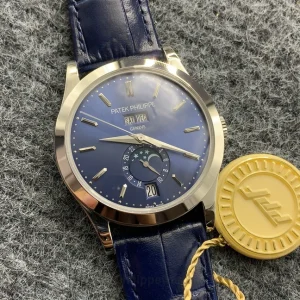 Patek Philippe Complications 5396G-017 Super Clone 904 Steel Blue Gradient Diamond Dial Front view3