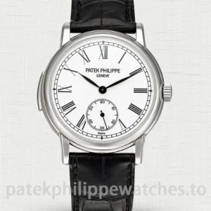 Patek Philippe Grand Complications 5078P-001 Replica Watch – Platinum-Plated 904L Steel, Grand Feu Enamel Dial