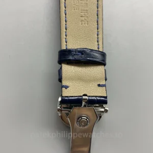 Patek-Philippe-Grand-Complications-6102P-001-Replica-44mm-Mens-Celestial-Watch-with-Blue-Sky-Chart-Dial-Moon-Phase-Buckle-Detail-1
