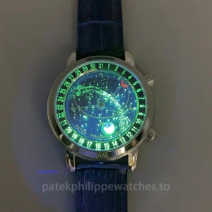 Patek-Philippe-Grand-Complications-6102P-001-Replica-44mm-Mens-Celestial-Watch-with-Blue-Sky-Chart-Dial-Moon-Phase-Luminescence