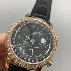 Patek-Philippe-Grand-Complications-6104R-001-Super-Clone-44mm-Mens-Celestial-Watch-with-Sky-Chart-Dial-Moon-Phase-Dial-Detail-3