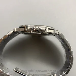 Patek Philippe Nautilus 5711-110P 001 Super Clone Platinum Tone Left case profile