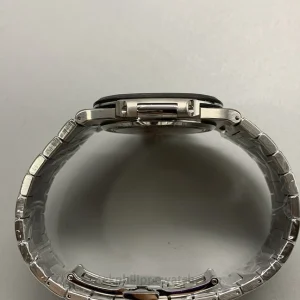 Patek Philippe Nautilus 5711 The Pearl Project Skeleton Dial-Carbon-Fiber Bezel-TP2652 Movement 40mmProfil gauche boîtier