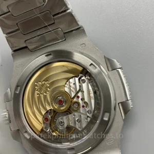 Patek-Philippe-Nautilus-5711110P-Custom-Replica-40mm-Iced-Out-Diamond-Dial-Mens-Luxury-Automatic-Watch-with-Clone-324-SC-Movement-Movement-Inspection