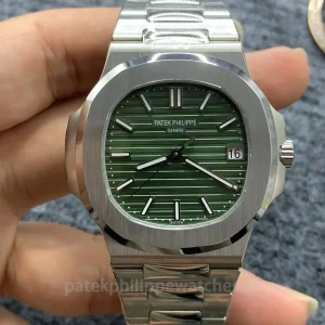 Patek-Philippe-Nautilus-57111A-014-Replica-40mm-Green-Dial-Mens-Automatic-Luxury-Sports-Watch-Front-View
