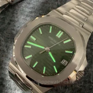 Patek-Philippe-Nautilus-57111A-014-Replica-40mm-Green-Dial-Mens-Automatic-Luxury-Sports-Watch-Luminescence