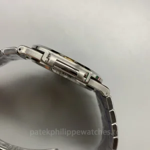 Patek-Philippe-Nautilus-57111A-018-Super-Clone-40mm-Mens-Luxury-Watch-with-Tiffany-Blue-Dial-Automatic-Movement-Left-Side