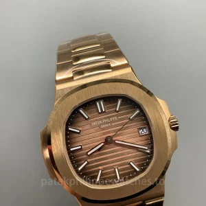 Patek-Philippe-Nautilus-57111R-001-Replica-40mm-Mens-Luxury-Automatic-Watch-with-Chocolate-Brown-Gradient-Dial-Dial-Detail-1