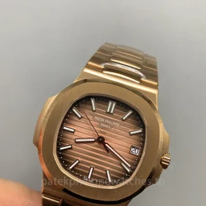 Patek-Philippe-Nautilus-57111R-001-Replica-40mm-Mens-Luxury-Automatic-Watch-with-Chocolate-Brown-Gradient-Dial-Dial-Detail-2