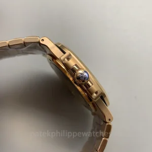Patek-Philippe-Nautilus-57111R-001-Replica-40mm-Mens-Luxury-Automatic-Watch-with-Chocolate-Brown-Gradient-Dial-Right-Side