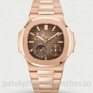 Patek Philippe Nautilus 5712-1R-001 Replica Watch – 40mm Rose-GoldImage principale produit