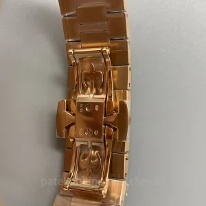 Patek-Philippe-Nautilus-57121R-001-Replica-40mm-Mens-Luxury-Automatic-Watch-with-Charcoal-Gray-Dial-Rose-Gold-Bracelet-Buckle