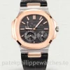 Patek Philippe Nautilus 5712GR-001 Replica – 40mm Two-Tone 904L Steel, Charcoal Horizontal DialMain product image