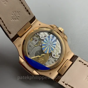 Patek-Philippe-Nautilus-5712R-001-Replica-40mm-Mens-Automatic-Watch-Black-Dial-Rose-Gold-Case-Back-View