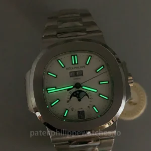 Patek-Philippe-Nautilus-57261A-010-Replica-40.5mm-Mens-Automatic-Annual-Calendar-Watch-Luminescence