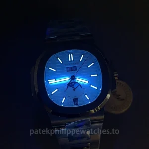 Patek-Philippe-Nautilus-57261A-010-Replica-40.5mm-Mens-Automatic-Annual-Calendar-Watch-Luminescence2