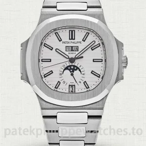 Patek-Philippe-Nautilus-57261A-010-Replica-40.5mm-Mens-Automatic-Annual-Calendar-Watch-Main-Image