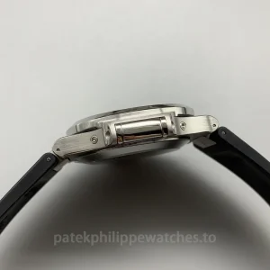 Patek-Philippe-Nautilus-57261A-010-Replica-40.5mm-Silver-White-Dial-Mens-Automatic-Watch-Left-Side