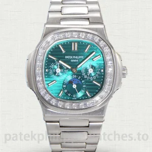 Patek Philippe Nautilus 5740-1G-001 Replica 40mm 904 Steel Perpetual CalendarMain product imag