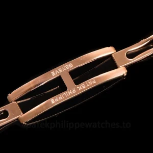 Patek Philippe Nautilus 5740-1G-001 Replica 40mm Rose Gold Tone Clasp detail 3