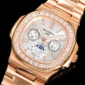 Patek Philippe Nautilus 5740-1G-001 Replica 40mm Rose Gold Tone Right case profile