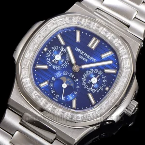 Patek Philippe Nautilus 5740-1G 001 Super Clone Blue Dial Clone 240 QCase profile