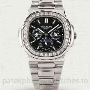 Patek Philippe Nautilus 5740-1G 001 Super Clone White Gold Tone 904 SteelMain product image