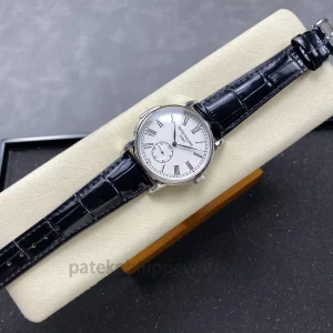 Patek Philippe Nautilus 5976-1G-001 Replica Super Clone 44mm 904L Stainless Steel Blue Dial Chronograph with CH 28-520 C Movement Fabric Strap1