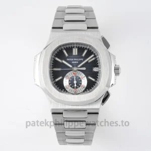 Patek Philippe Nautilus 5980-1A-001 Replica Blue-Black Gradient Dial Front view1
