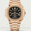 Patek-Philippe-Nautilus-59801R-001-Replica-40.5mm-Mens-Luxury-Chronograph-Watch-with-black-Gradient-Dial-Rose-Gold-Plated-904L-Stainless-Steel-Case-Main-Image