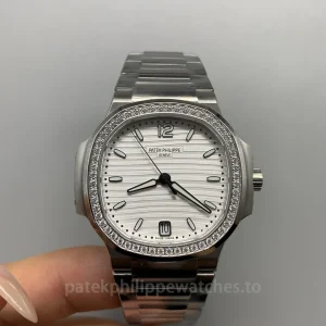 Patek-Philippe-Nautilus-71181200A-010-Super-Clone-35.2mm-Womens-Automatic-Luxury-Watch-Front-View