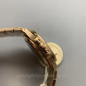 Patek-Philippe-Nautilus-71181200R-001-Replica-Womens-Luxury-Automatic-Watch-35.2mm-Rose-Gold-Case-Right-Side