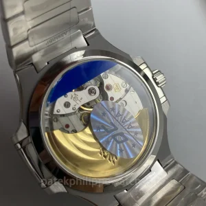 Patek-Philippe-Nautilus-71181A-010-Replica-Womens-Luxury-Automatic-Watch-35.2mm-Silver-Opaline-Dial-Stainless-Steel-CaseBack-View