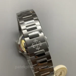 Patek-Philippe-Nautilus-71181A-010-Replica-Womens-Luxury-Automatic-Watch-35.2mm-Silver-Opaline-Dial-Stainless-Steel-CaseStrap