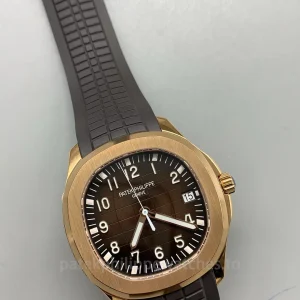 Super-Clone-Patek-Philippe-Aquanaut-5167R-001-40.8mm-Mens-Luxury-Automatic-Watch-with-Chocolate-Brown-Gradient-Dial-Dial-Detail-2