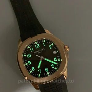 Super-Clone-Patek-Philippe-Aquanaut-5167R-001-40.8mm-Mens-Luxury-Automatic-Watch-with-Chocolate-Brown-Gradient-Dial-Luminescence