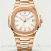 Super-Clone-Patek-Philippe-Nautilus-5711R-002-40mm-Rose-Gold-White-Dial-Mens-Automatic-Watch-Main-Image