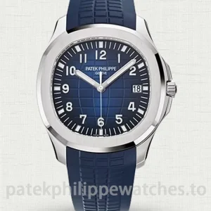 Patek Philippe Aquanaut 5168G-001 Super Clone – 42mm Blue Dial Weighted Caliber 324 Movement - Main Image