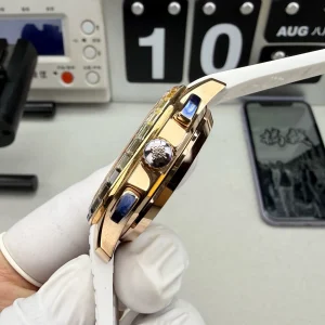Patek Philippe Aquanaut Luce 7968/300R-001 Replica Rainbow Chronograph 39.9mm Rose Gold - Right Side