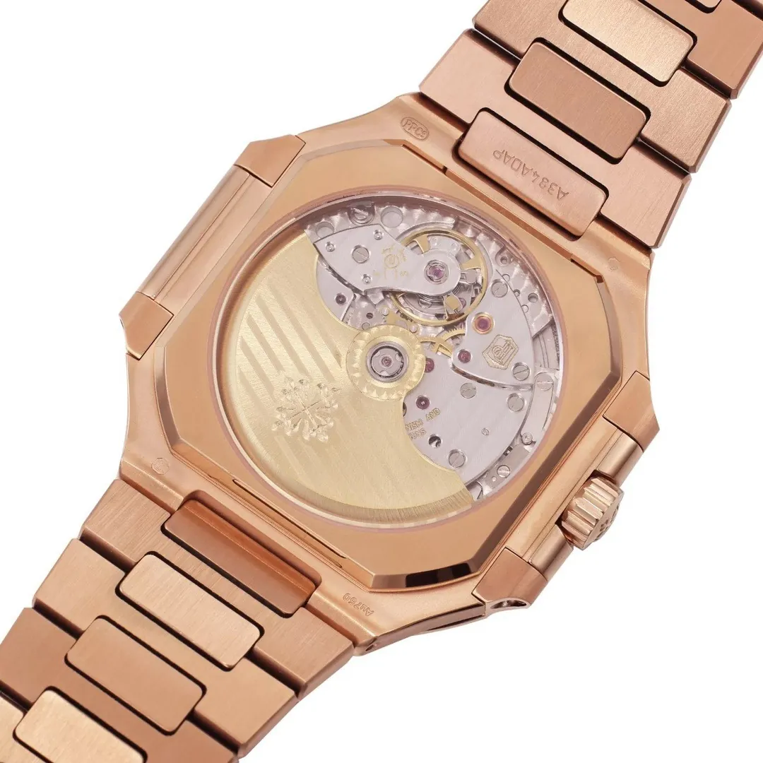 pp-cubitus-7128 (2) Patek Philippe Cubitus 7128/1R-001 Replica 40mm Rose Gold - Back View