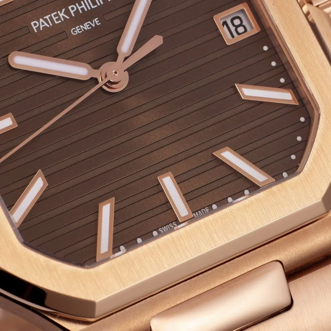 pp-cubitus-7128 (4) Patek Philippe Cubitus 7128/1R-001 Replica 40mm Rose Gold - Dial Detail 1