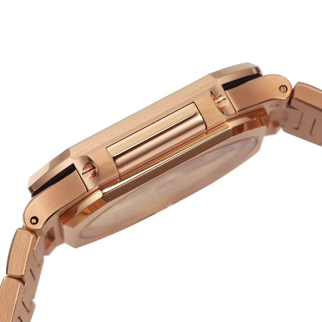 pp-cubitus-7128 (7) Patek Philippe Cubitus 7128/1R-001 Replica 40mm Rose Gold - Left Side