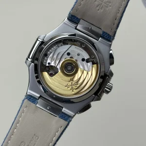 Patek Philippe Nautilus 5980/60G-001 40.5mm Blue Grey Flyback Chronograph 1: 1 Super Clone - Back View 2